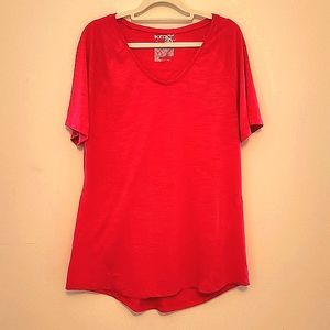 Terra & Sky hot pink tee, size 0X
